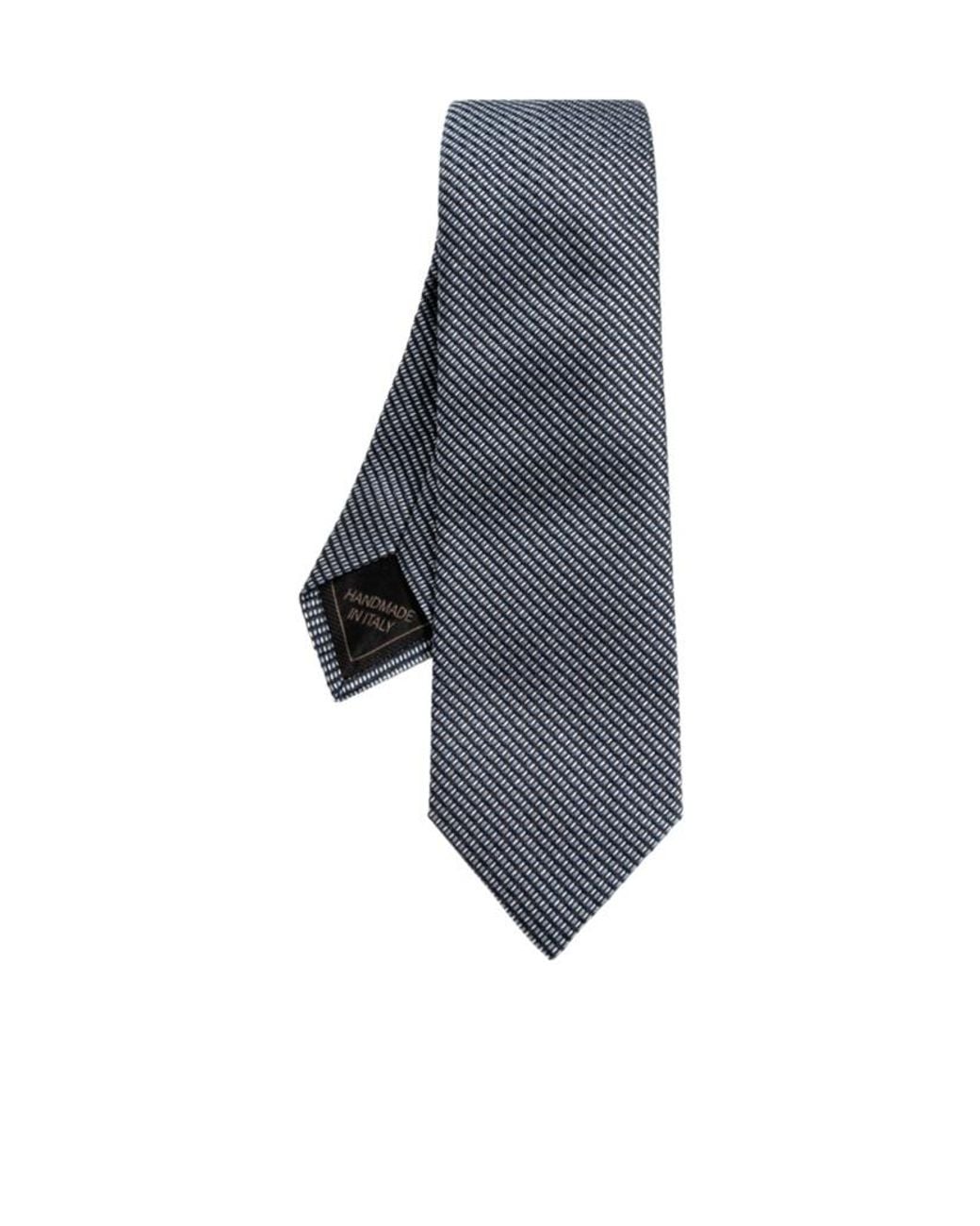 Brioni Blue Micro Pattern Tie for men