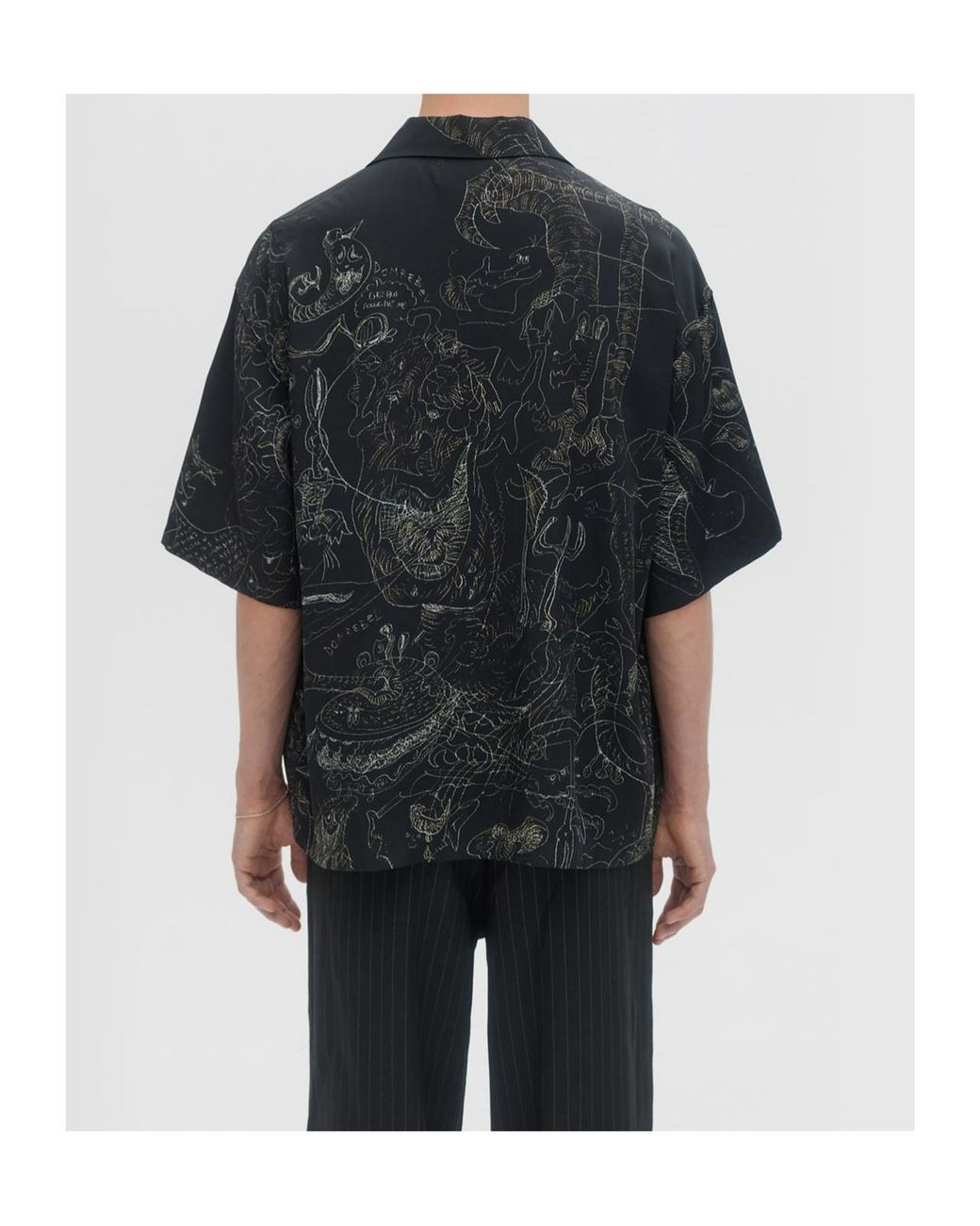 DOMREBEL Black Utopia Shirt for men
