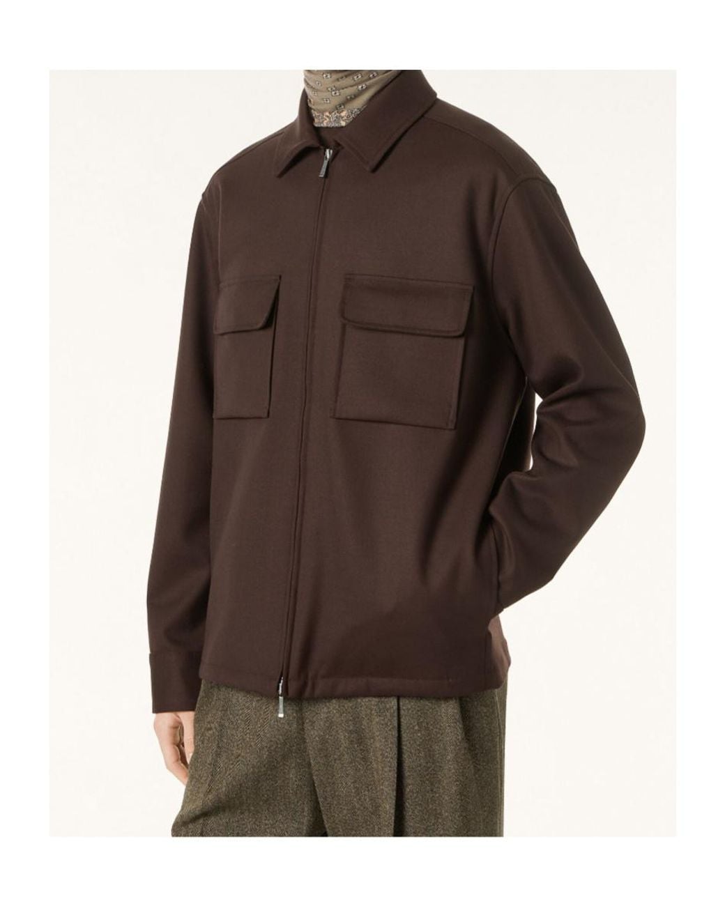 Loro Piana Brown Pray Shirt for men