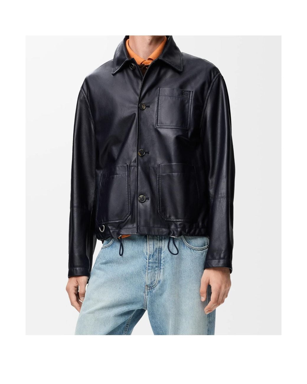 Loewe Blue Workwear Jacket for men