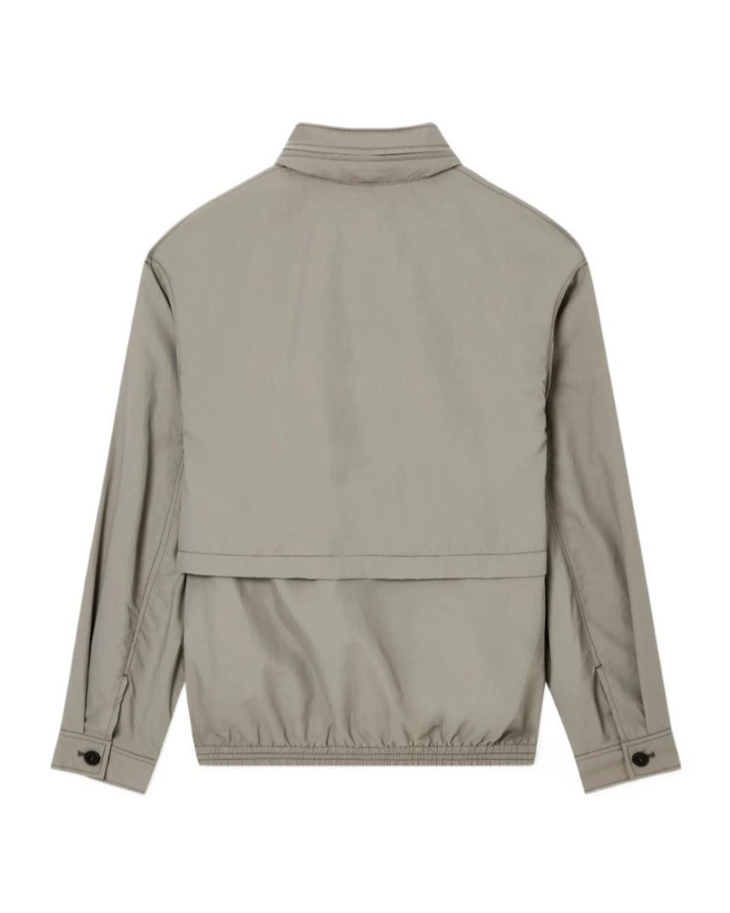 Emporio Armani Gray Buttoned Pocket Jacket for men
