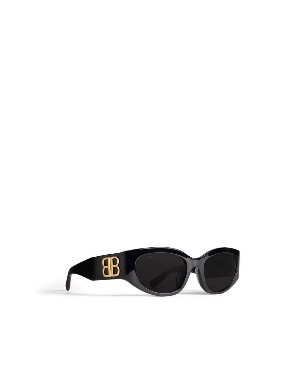 Balenciaga Black Eyewear Bossy Round-Frame Sunglasses