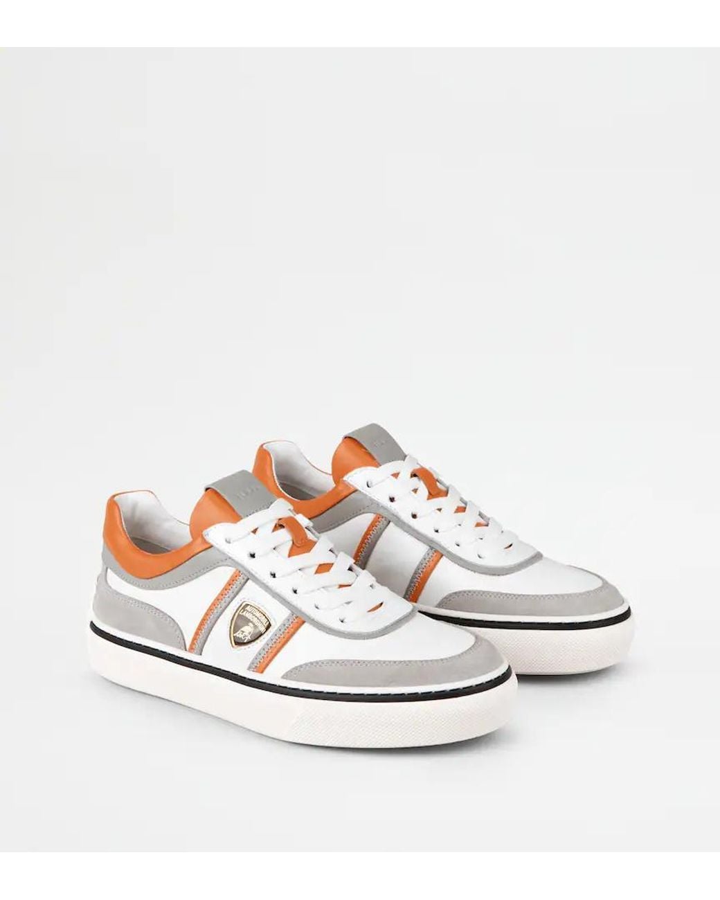 Tod's White Round-Toe Low-Top Casual Shoes