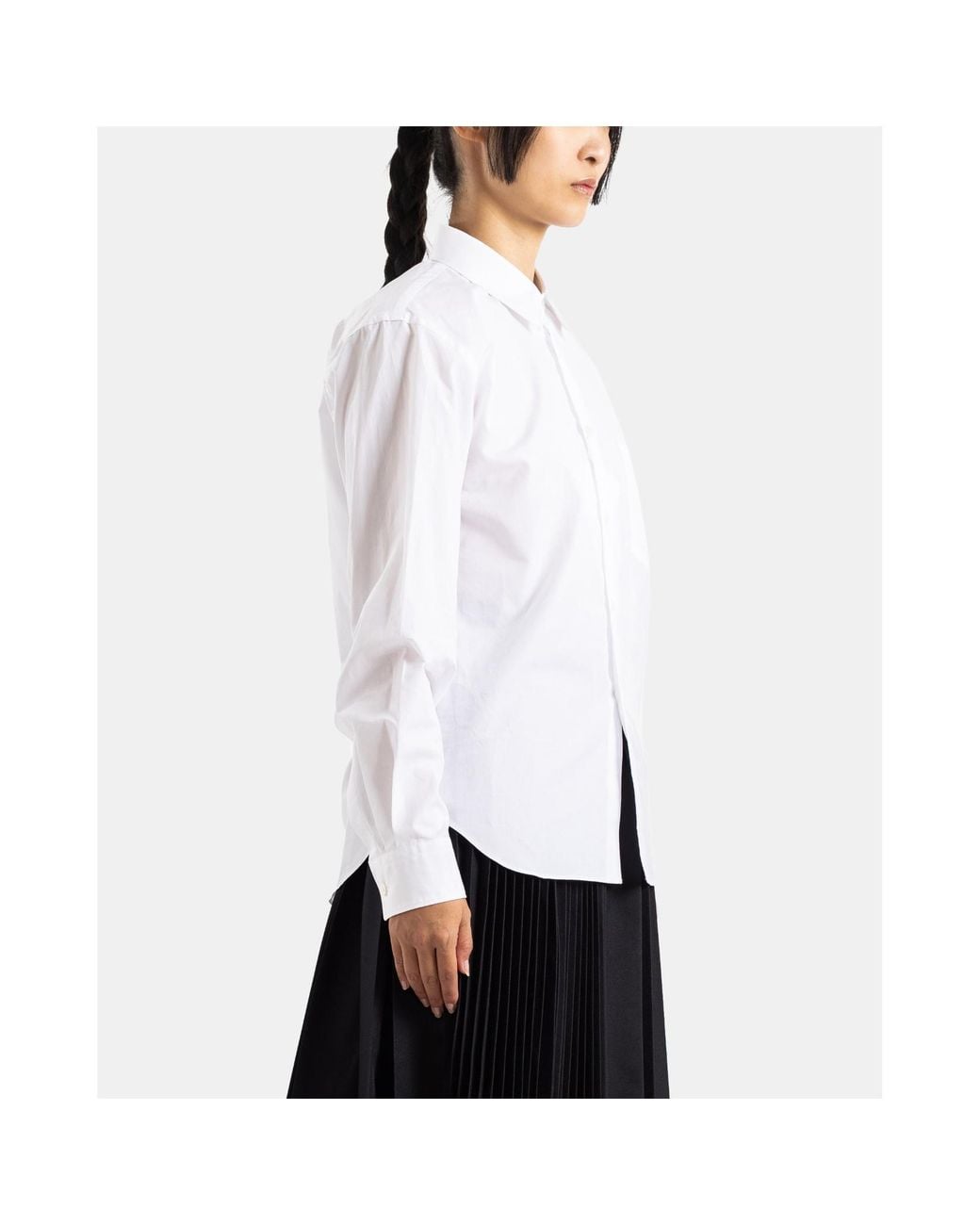 Comme des Garçons White Comme Des Garçons Classic Blouse