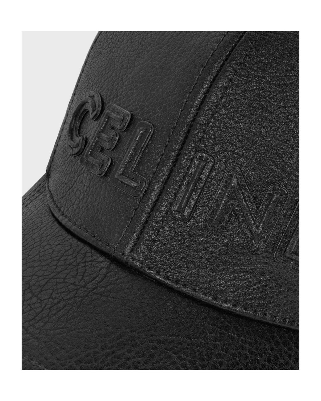 Céline Black Baseball Cap