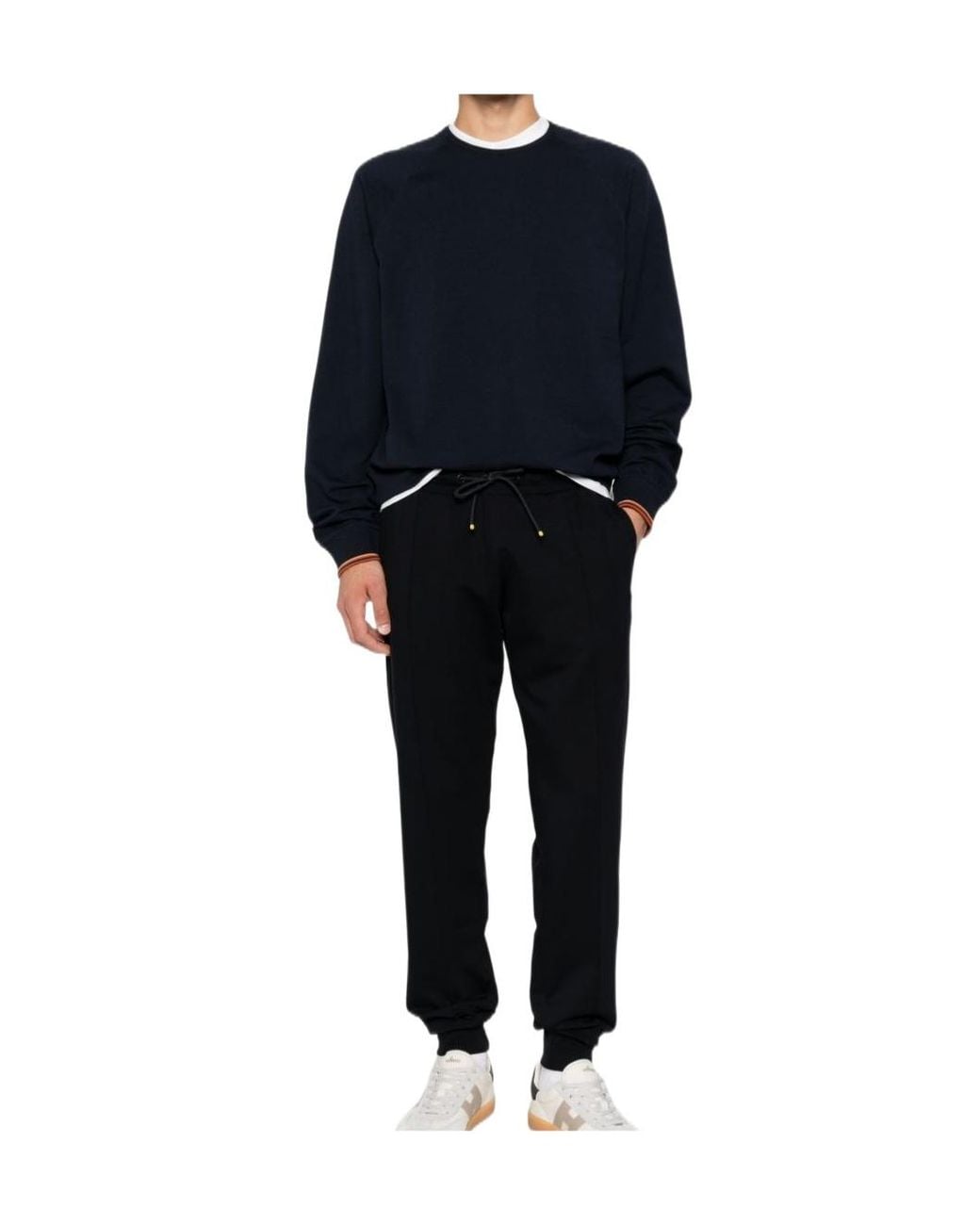 Paul Smith Blue Raglan-Sleeve Sweatshirt for men