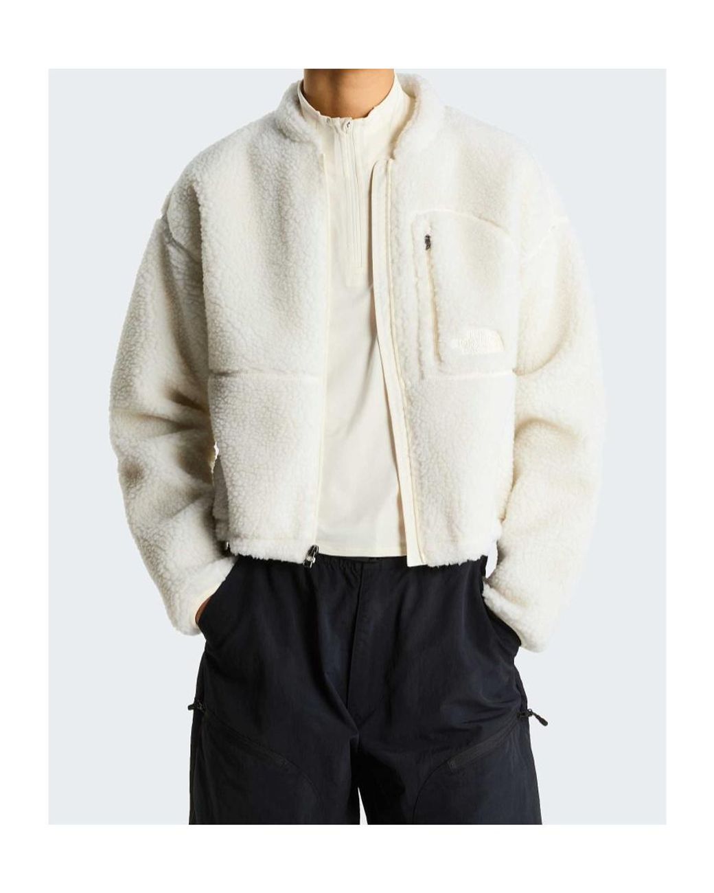 The North Face White Extreme Pile 2 Jacket