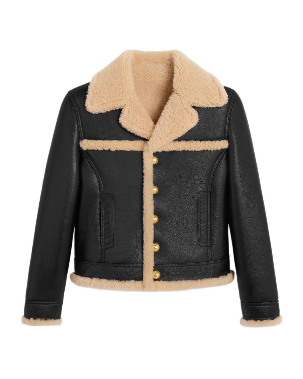 Céline Black Straight-Cut Blouson Jacket
