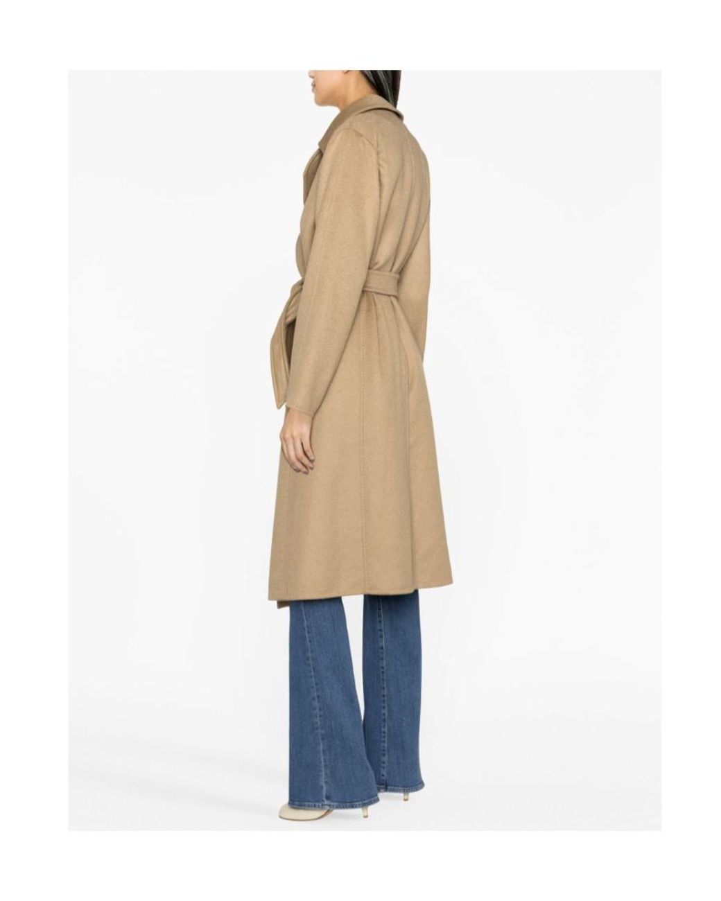 Max Mara Natural Manuela Icon Belted Coat