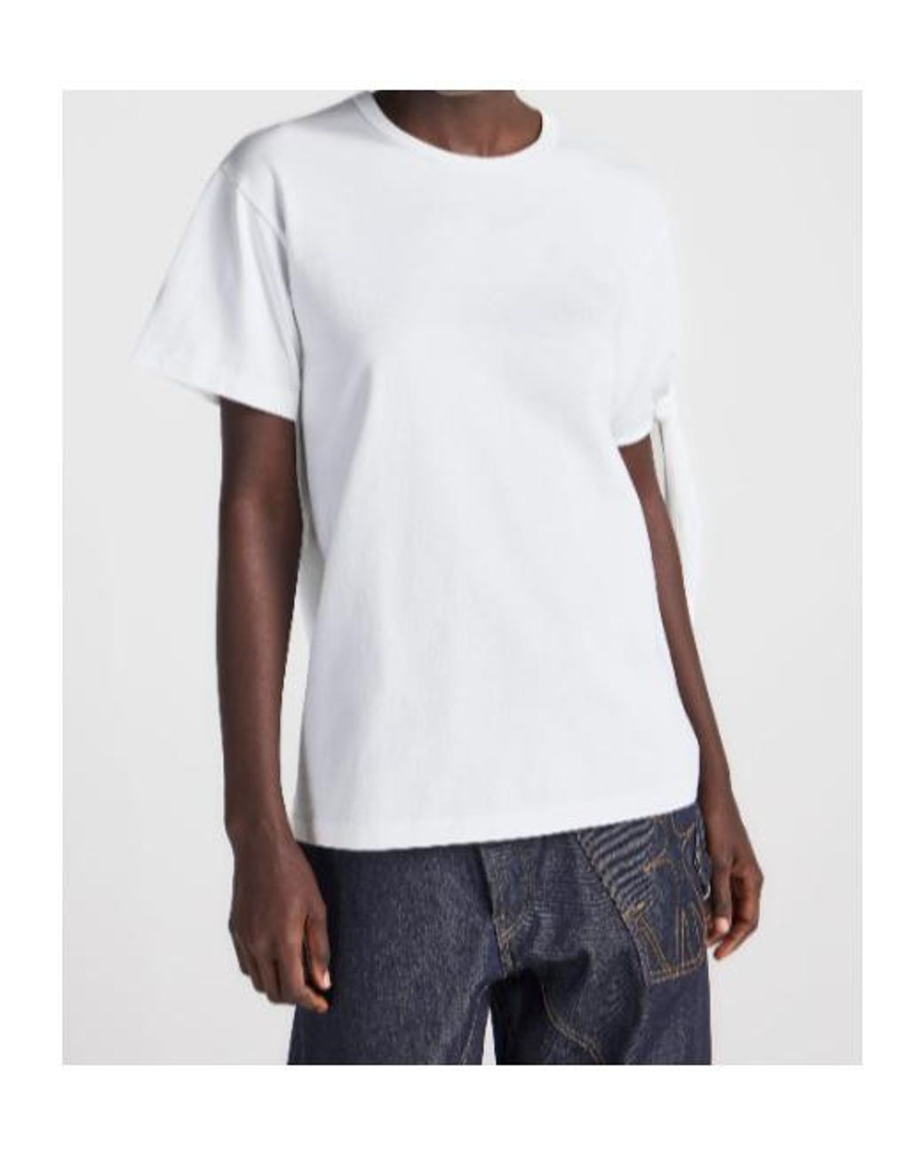 J.W. Anderson White Jw Anderson Sleeve Knot T-Shirt