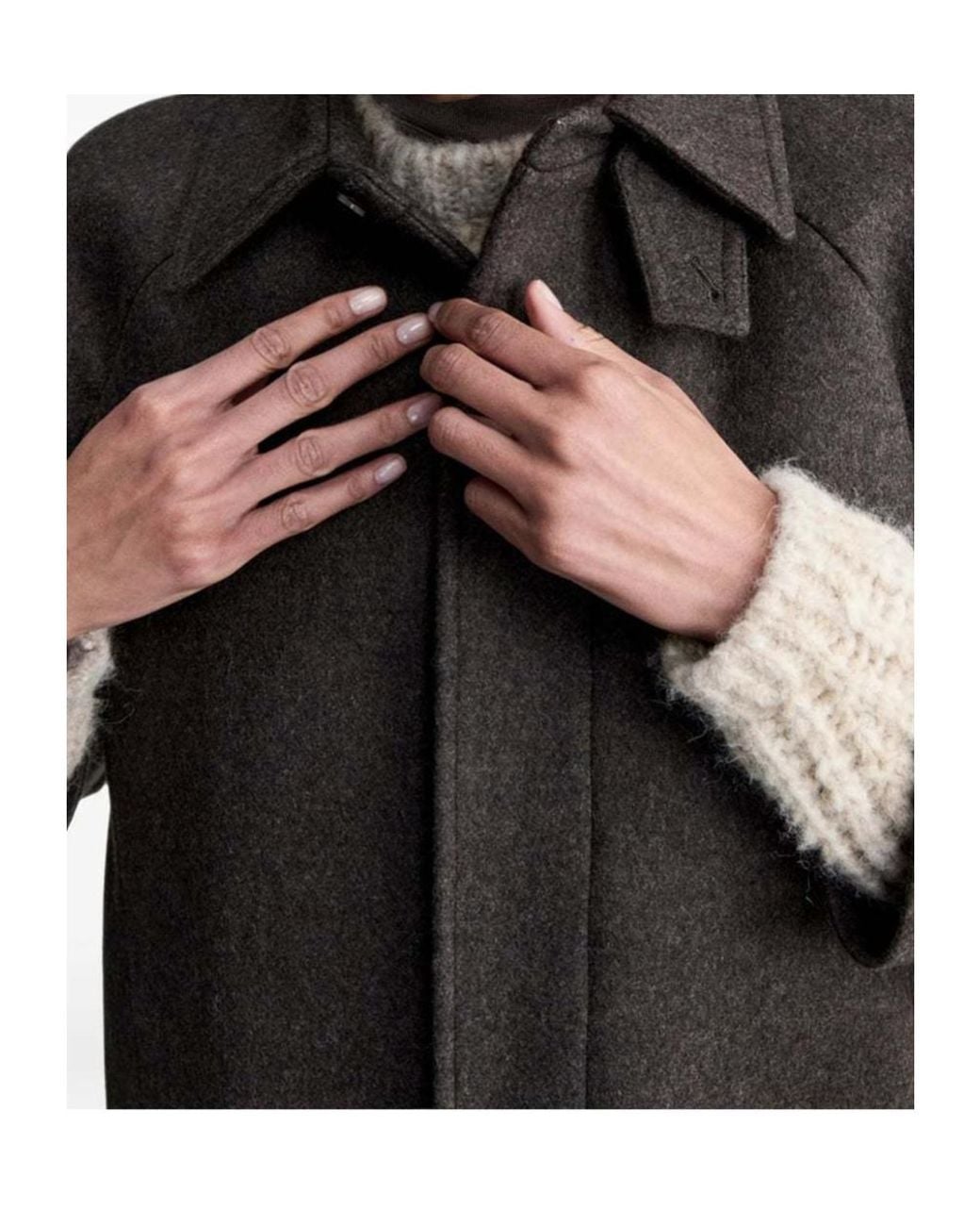 A.P.C. Black Long-Sleeved Coat