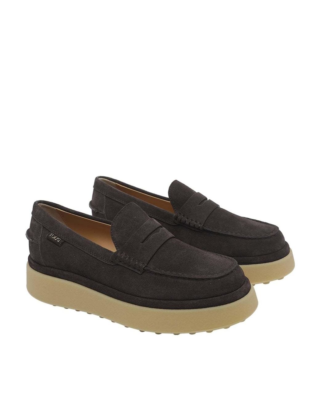 Tod's Black Platform Loafers