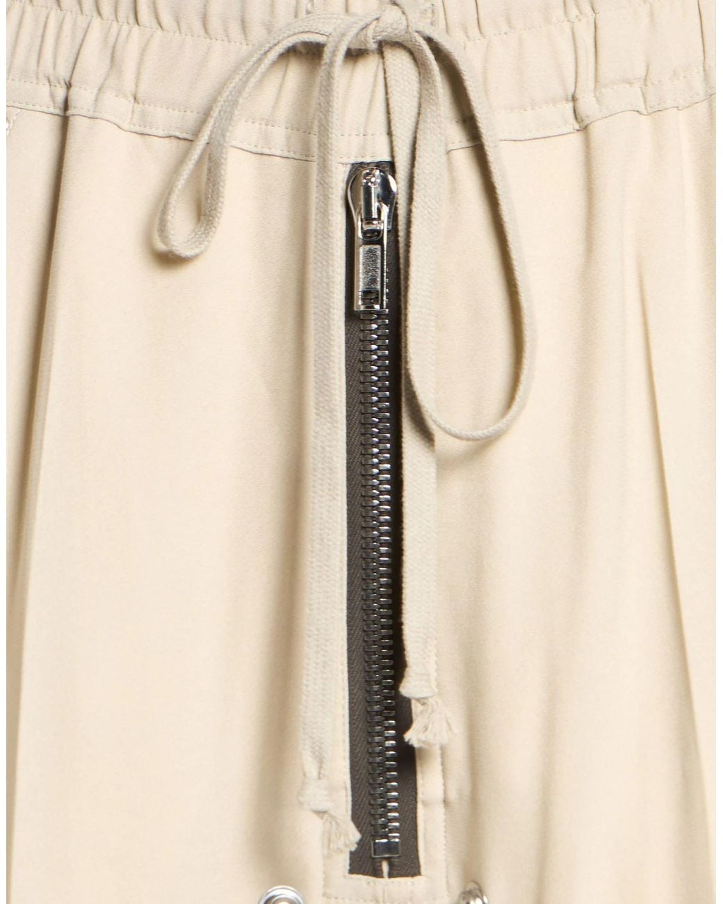 Rick Owens Natural Pants Viscose, Acetate