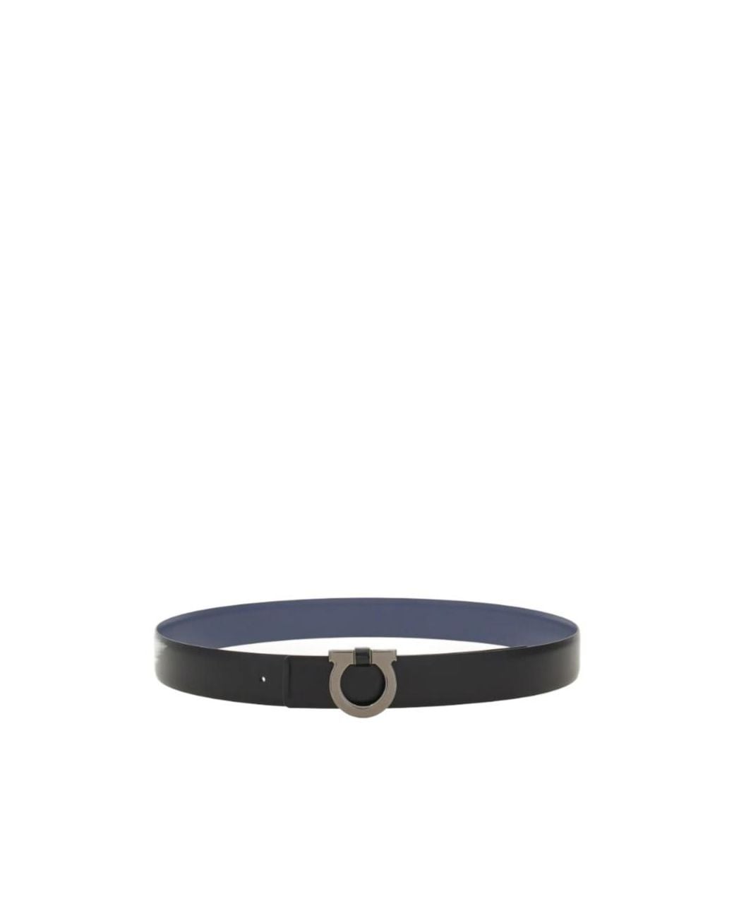 Ferragamo White Ferragamo Reversible And Adjustable Belt for men