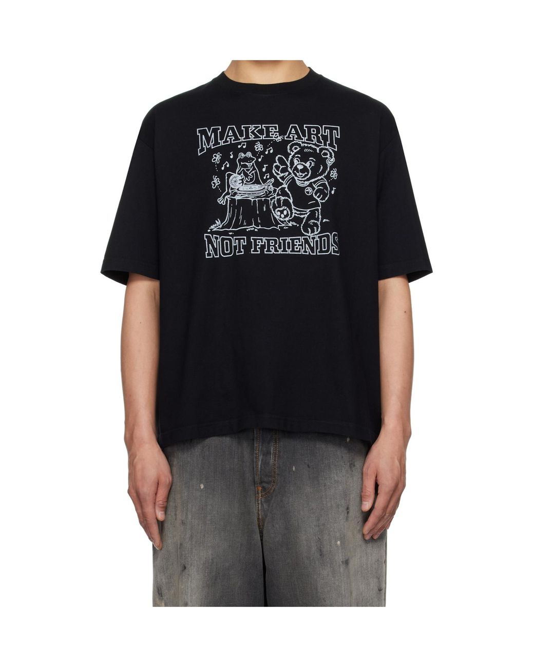 Ambush Black Make Art T-Shirt for men