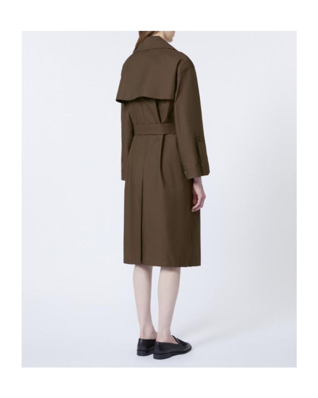 Max Mara Brown Belted Cotton Jacket