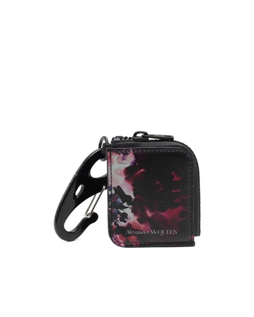 McQueen Black Zip Wallet