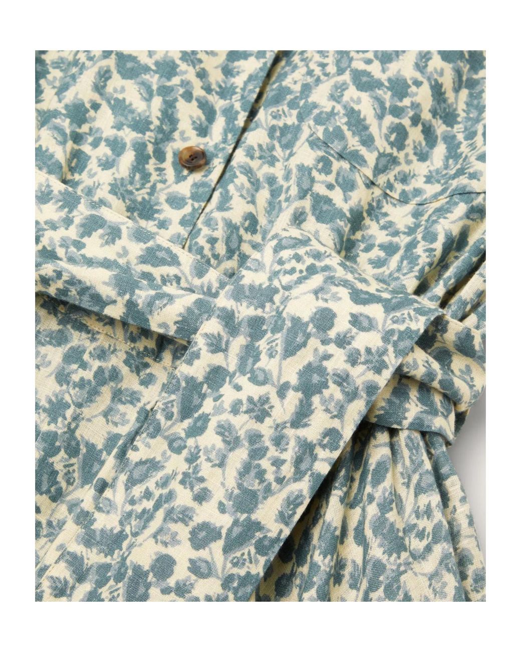 Loro Piana Green Printed Dress