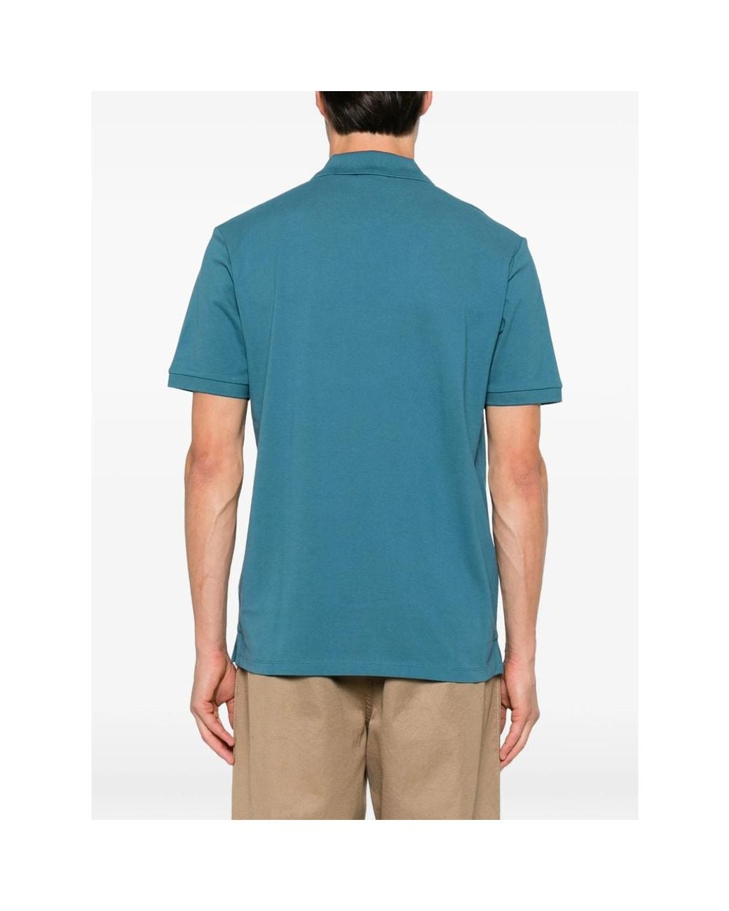 Boss Blue Short-Sleeved Polo Shirt for men