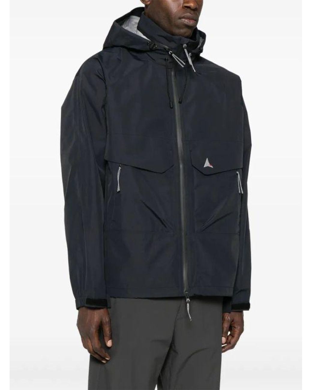Roa Blue Creek Hooded Drawstring Jacket for men