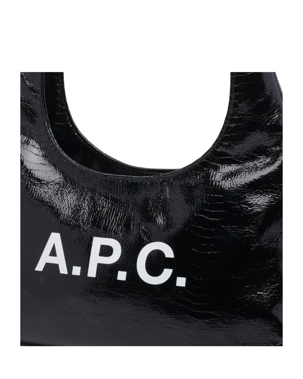 A.P.C. Black Shoulder Bag Baby Ninon