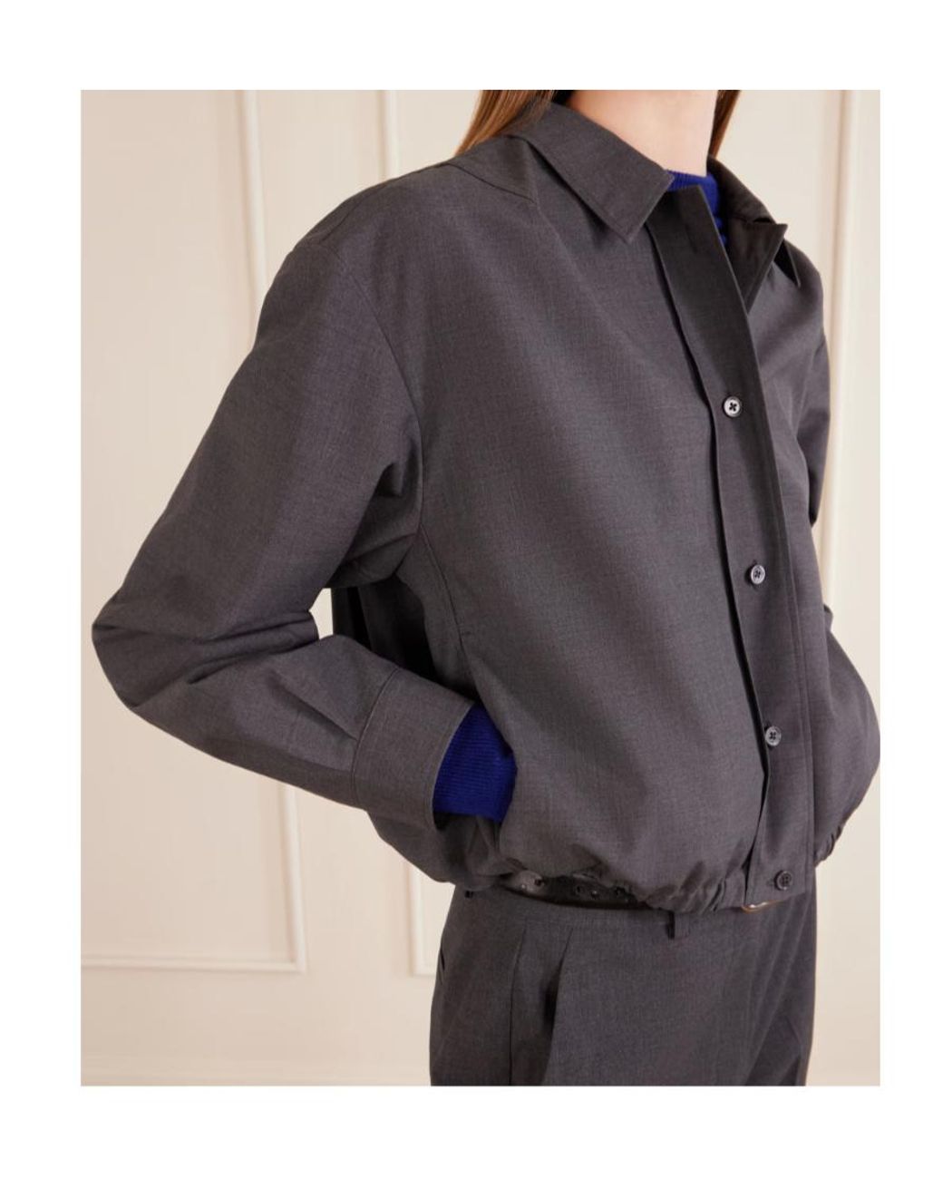 Jil Sander Gray Long Sleeve Shirt