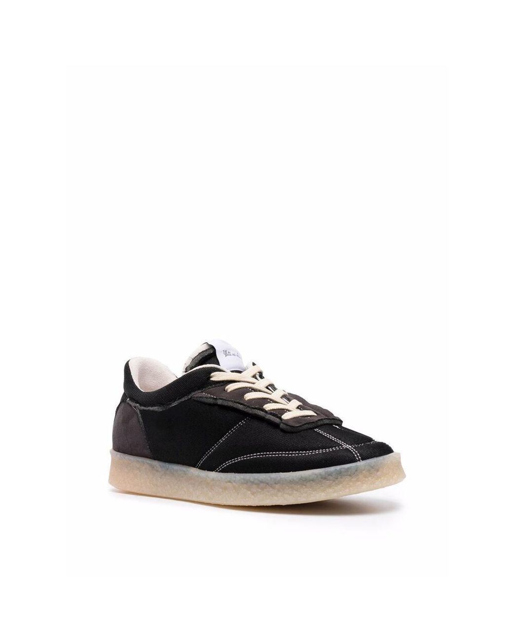 MM6 by Maison Margiela Black Inside Out 6 Court Sneakers