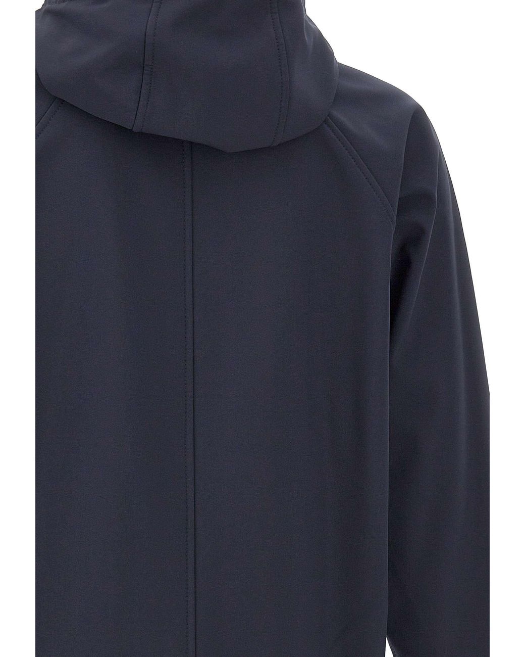 Stone Island Blue Hooded Jacket With Inner Fixed Drawstring for men