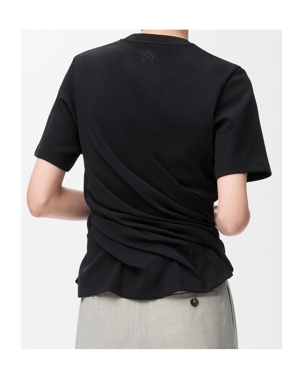 Loewe Twisted Top in Black | Lyst