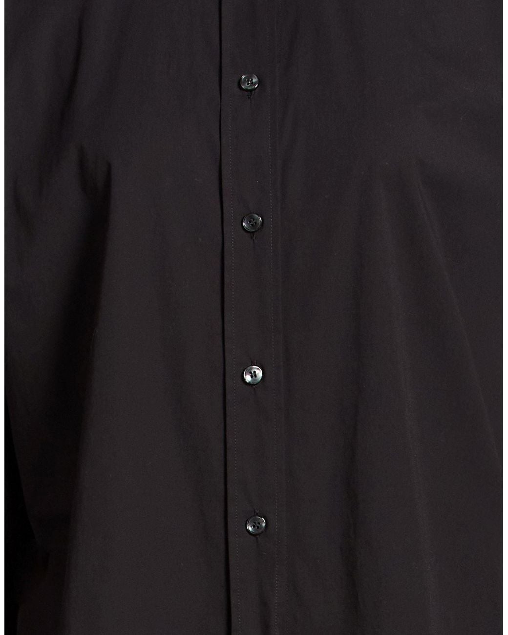 Dolce & Gabbana Black Long Solid-Color Shirt