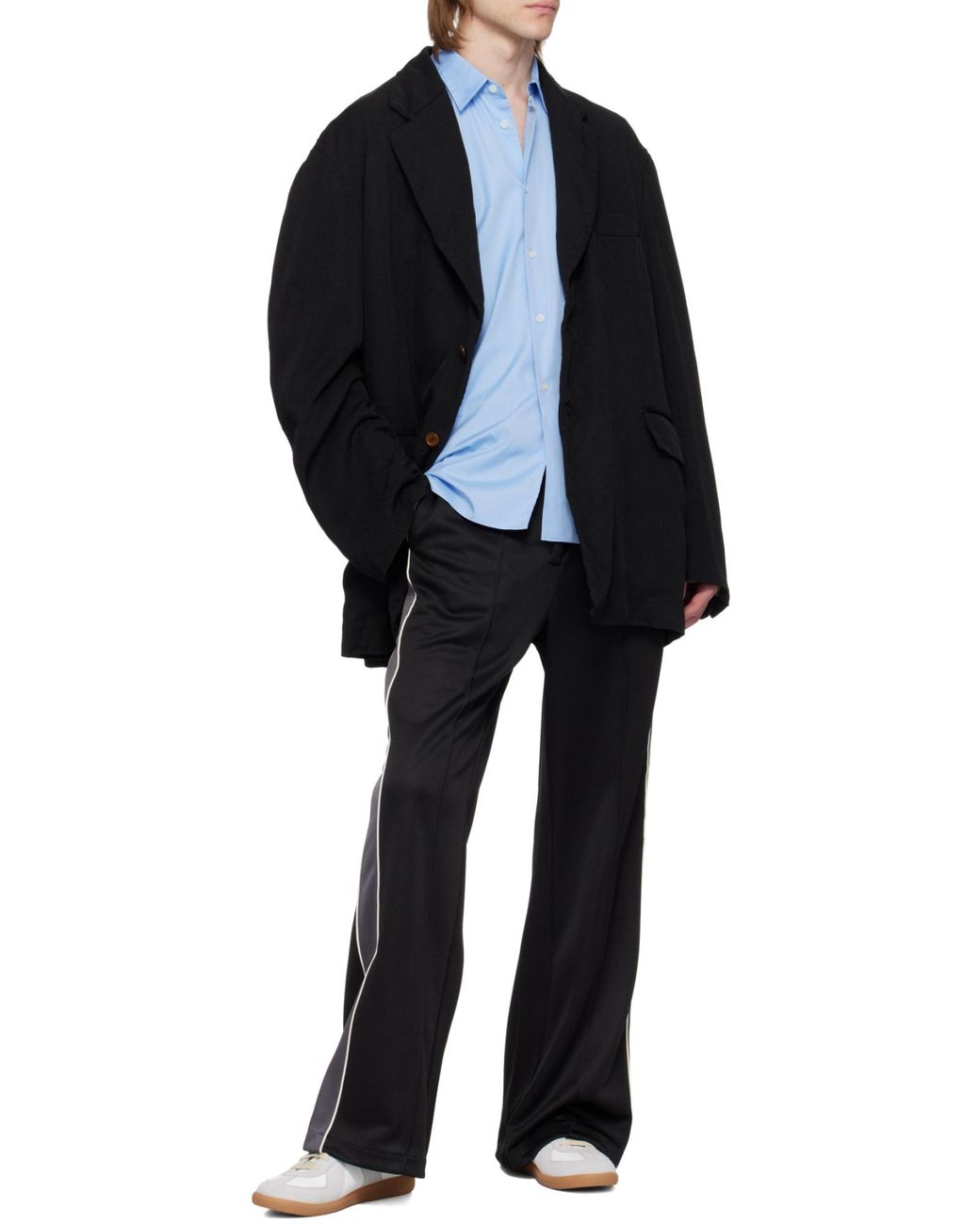 Ambush Black Elastic Waist Sweatpants for men