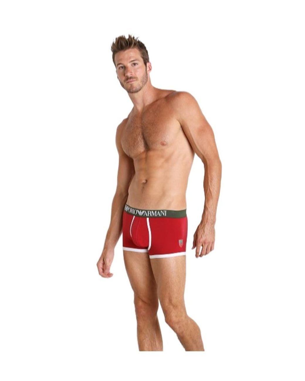 Emporio Armani White Logo Logo Boxers for men