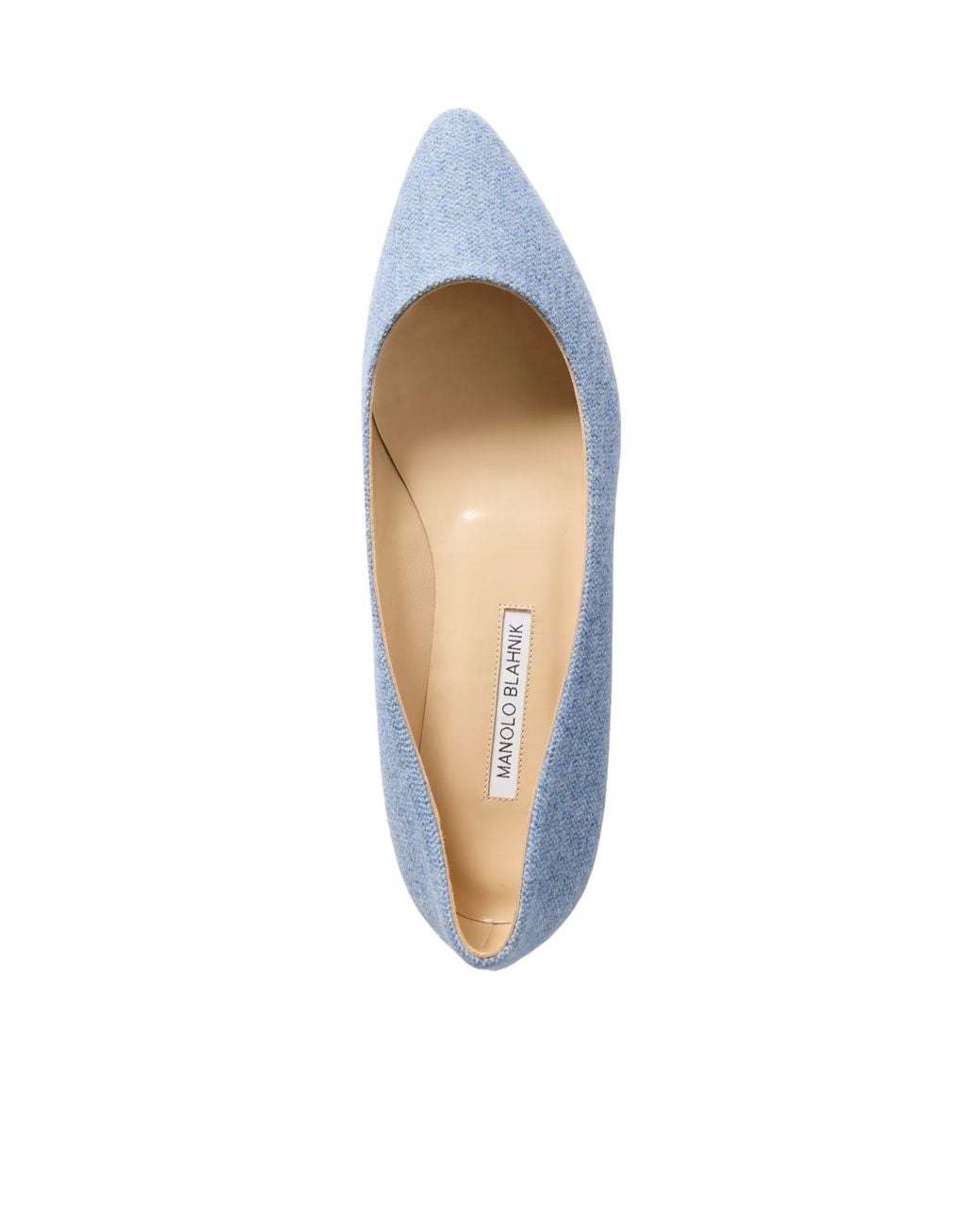 Manolo Blahnik Blue Ballerina Flats