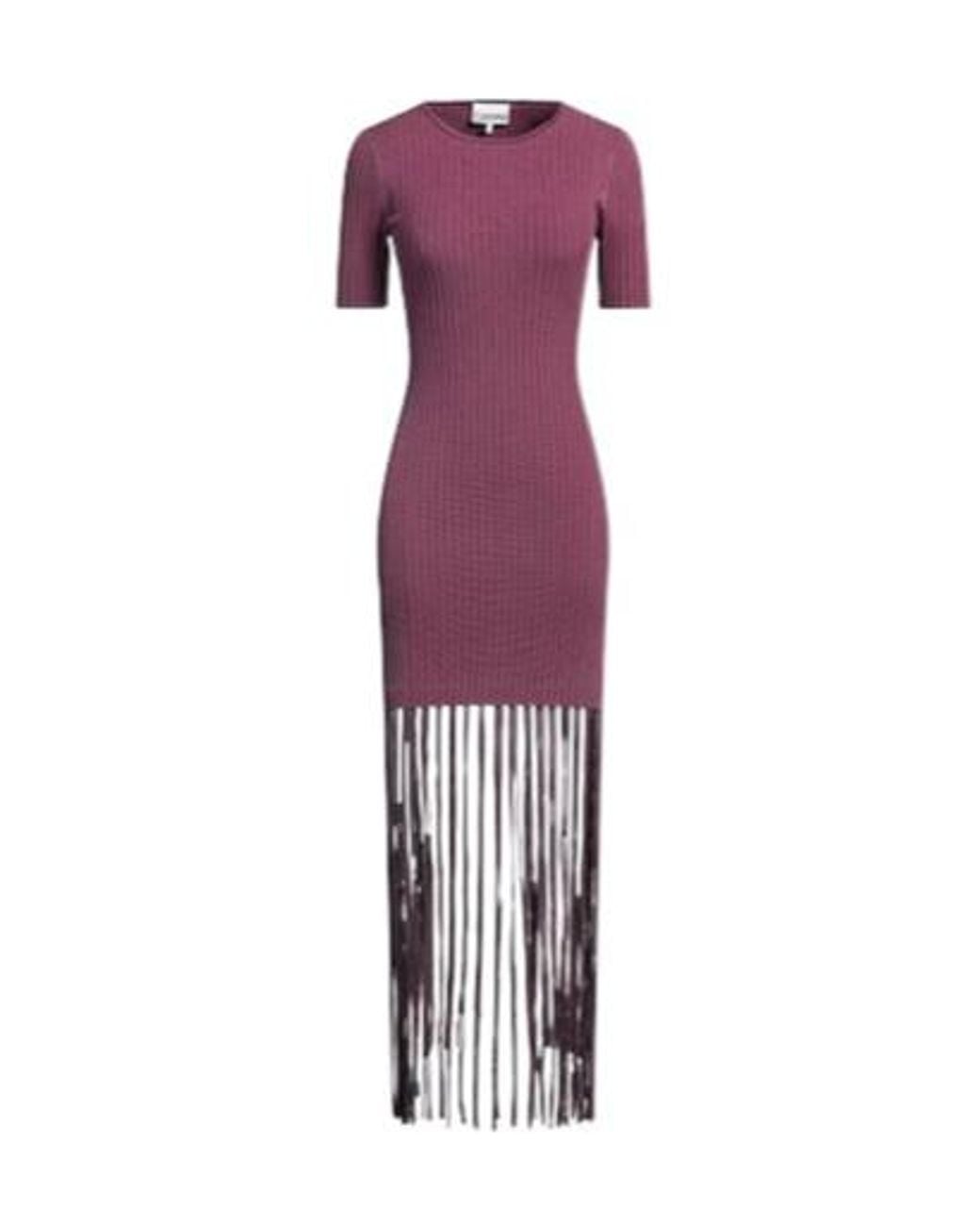 Ganni Purple Sheath Dresses