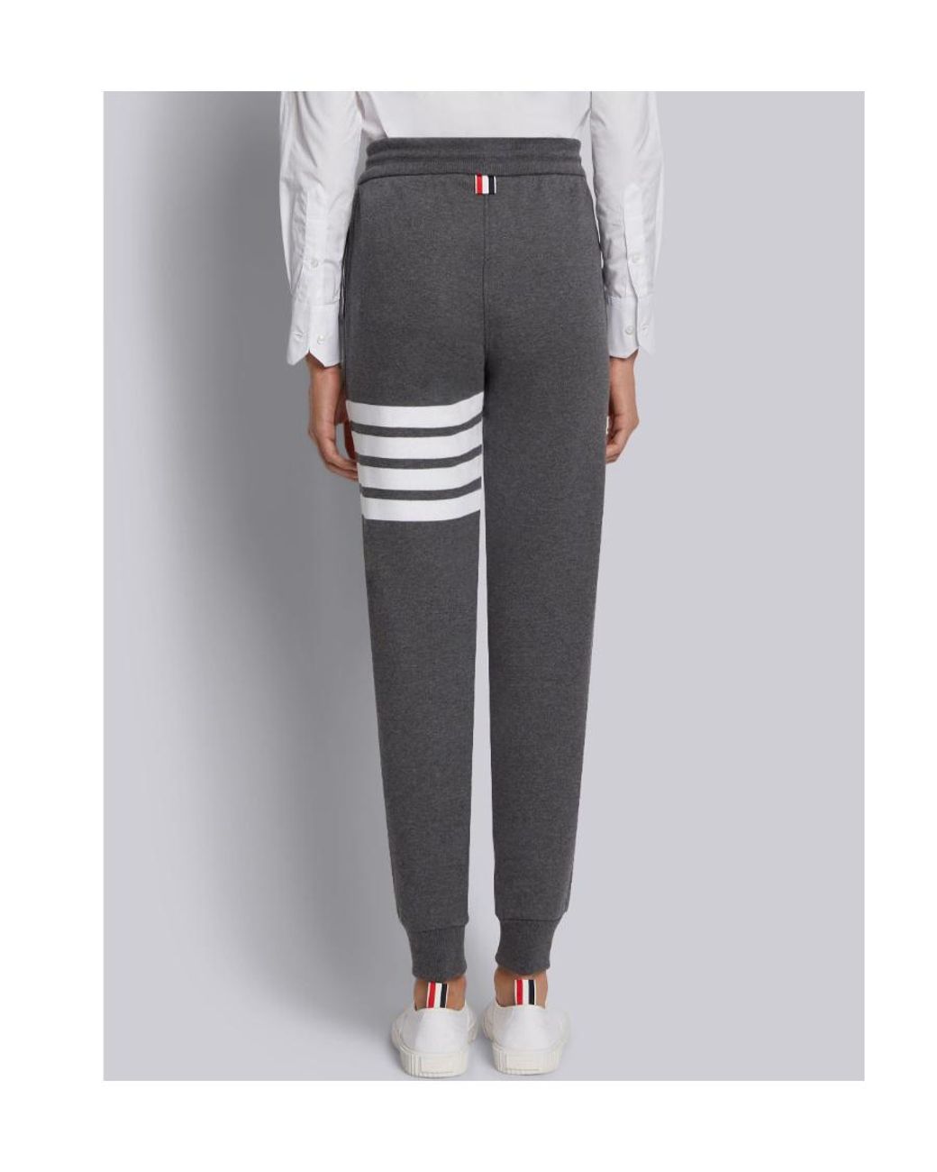 Thom Browne Gray 4-Bar Classic Sweatpants