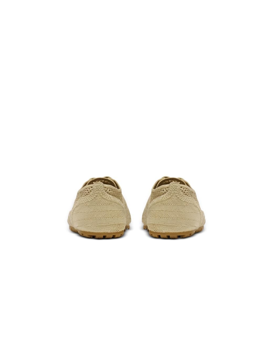 Balmain Brown Racer 45 Macramé Low-Top Sneakers