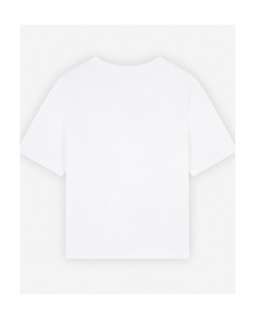 Maison Kitsuné White T Shirts And Polos