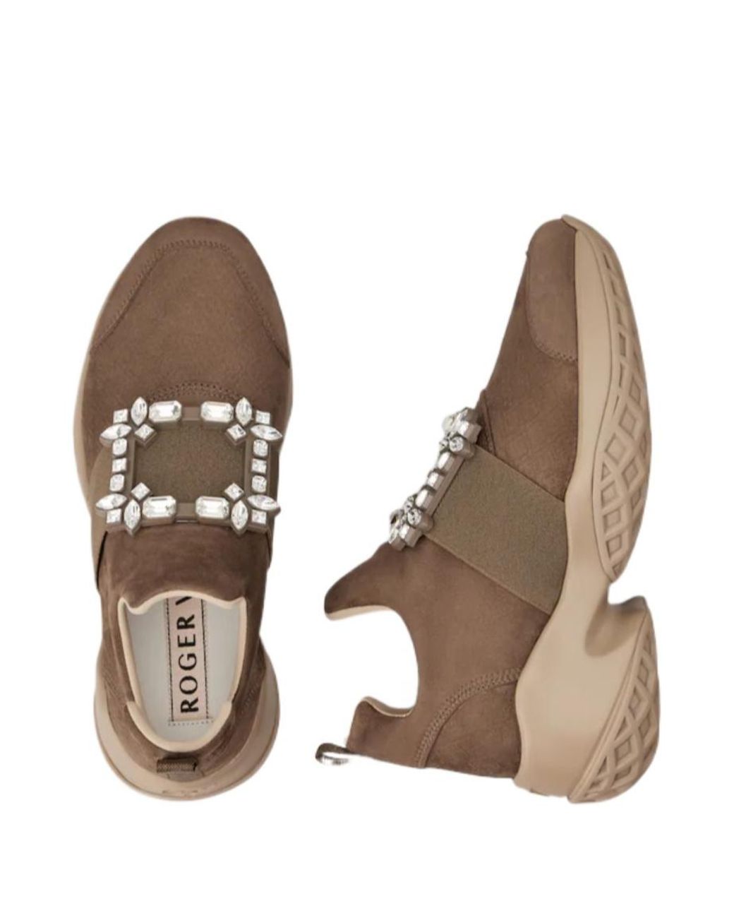 Roger Vivier Brown Viv' Run Sneakers