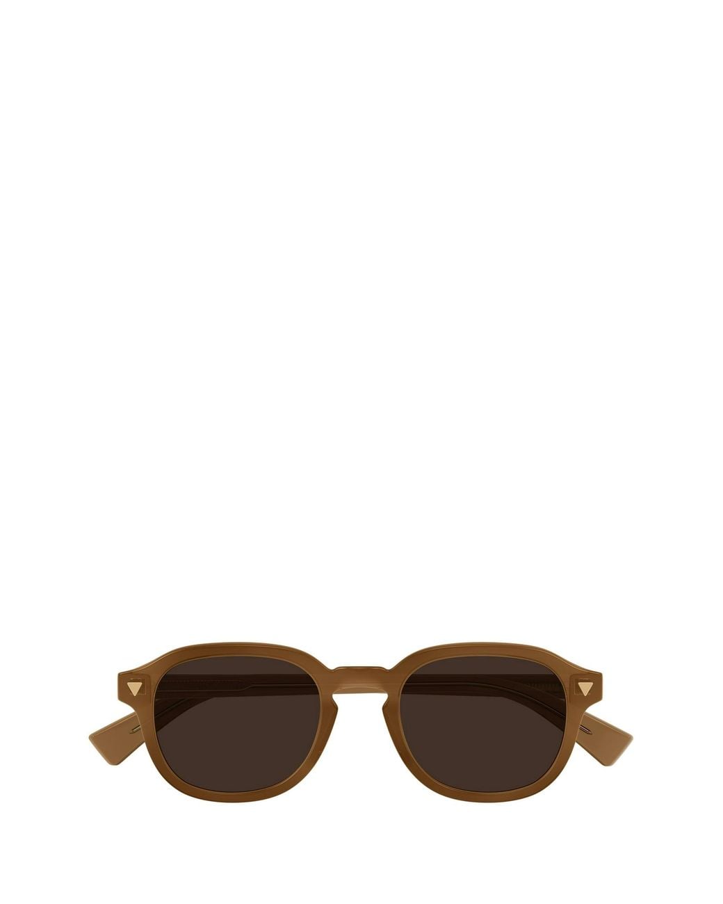 Bottega Veneta Brown Eyewear Oval-Frame Sunglasses for men