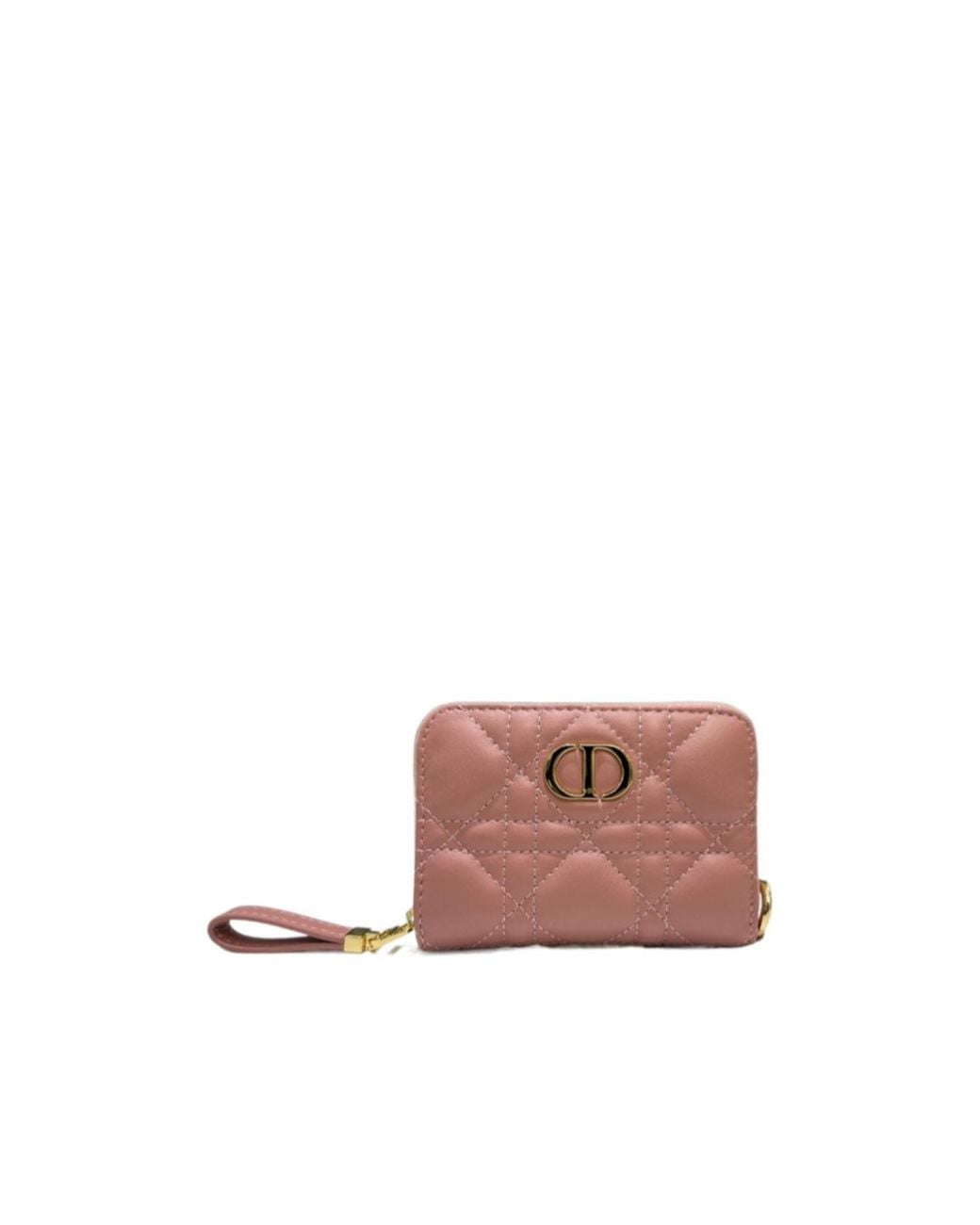 Dior Pink Small Lady Voyageur Coin Purse