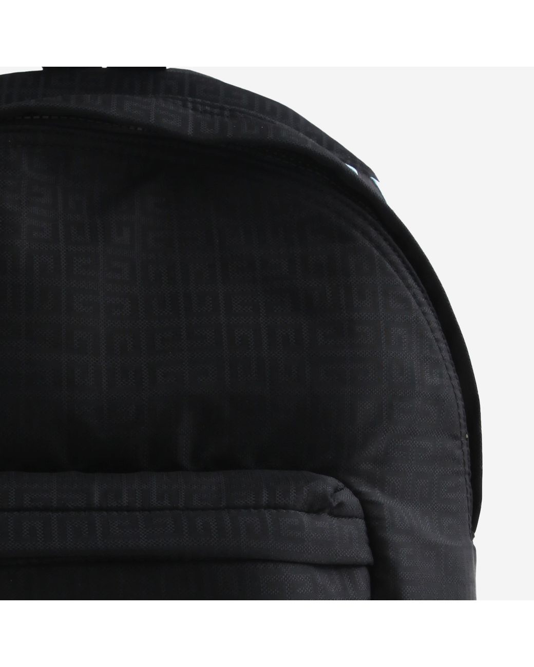 Givenchy Black Embroidered-Logo Backpack