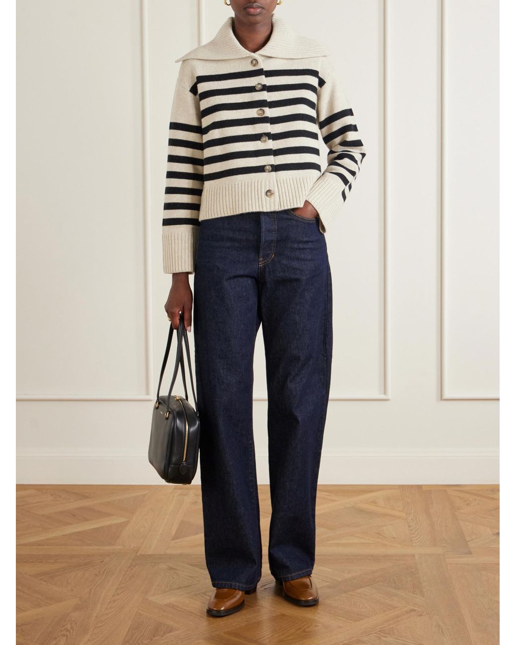 Altuzarra Multicolor Striped Wool-Blend Cardigan
