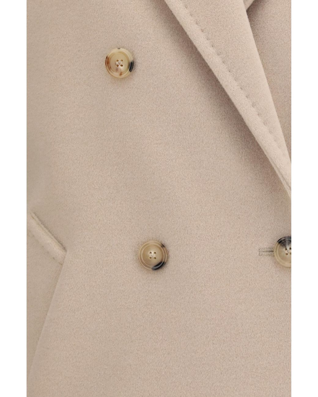 Max Mara Natural Rebus Double-Breasted Coat