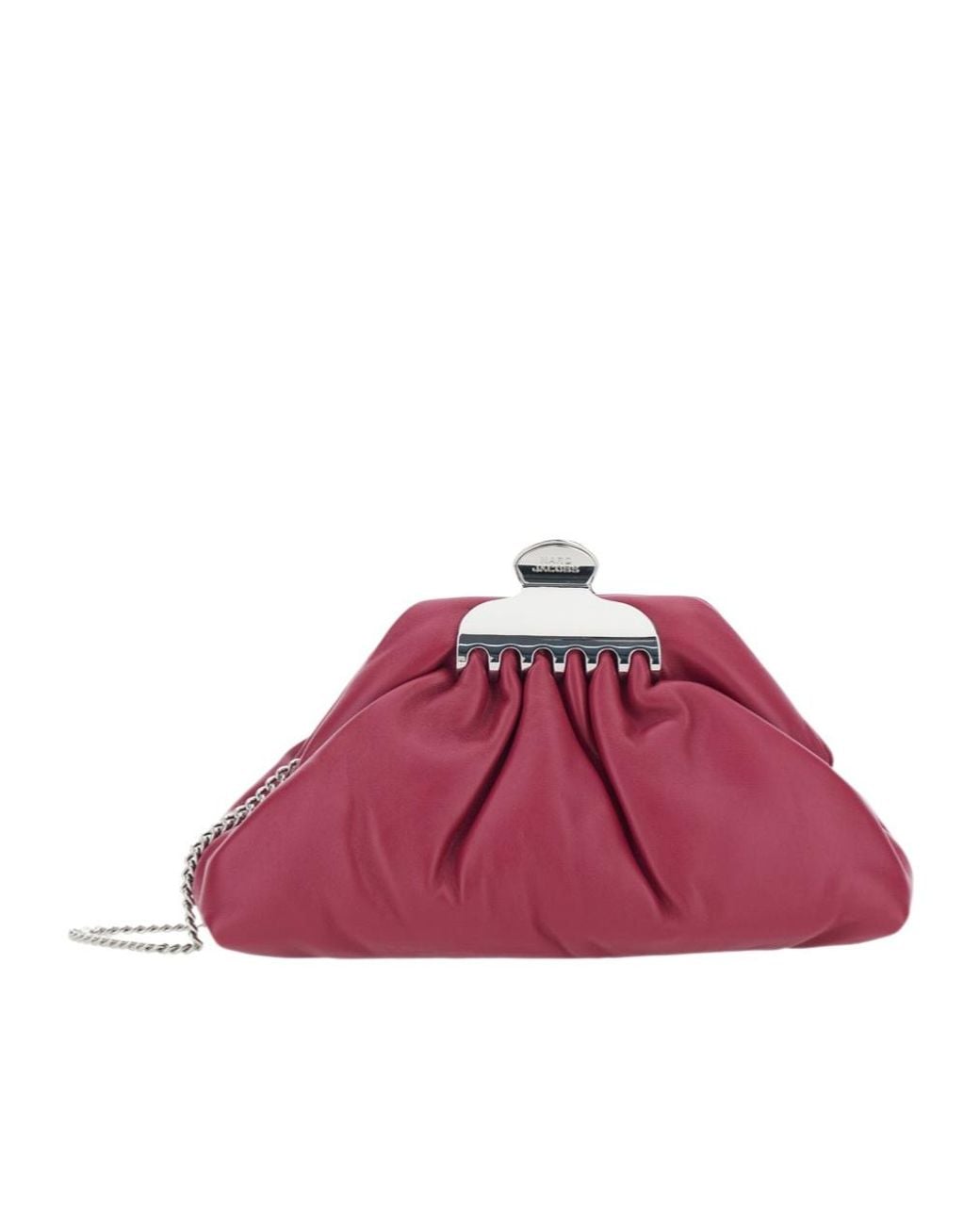 Marc Jacobs Purple Clutch Claw Clip Piccola Leather