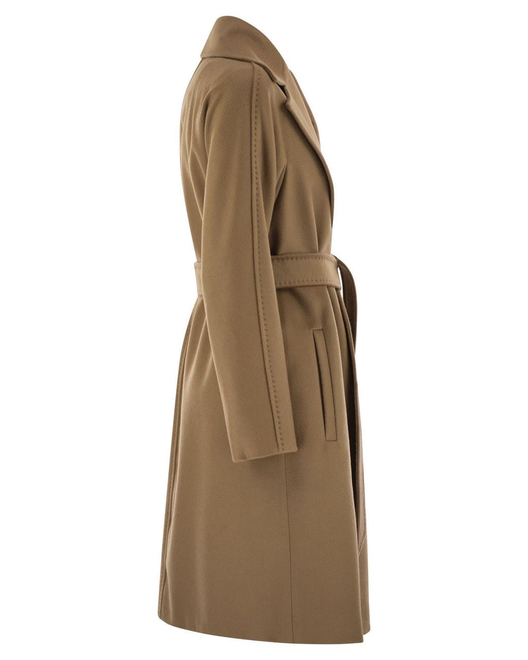 Max Mara Brown Belted Coat