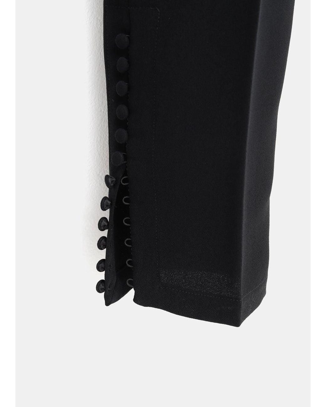 Dries Van Noten Black Pocket Casual Pants