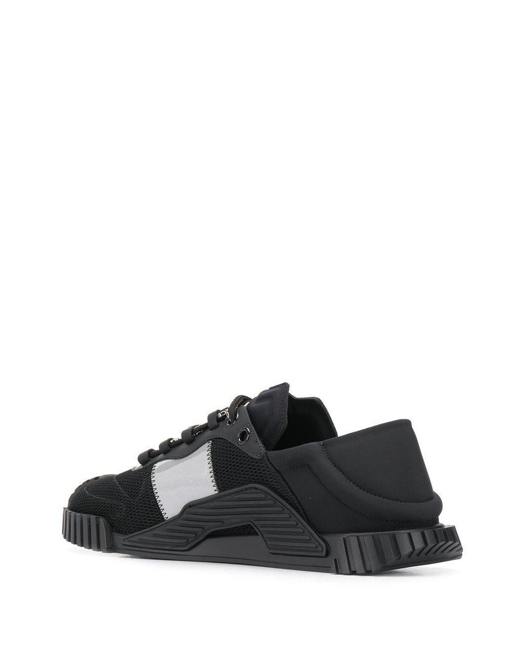Dolce & Gabbana Black Ns1 Patchwork Slip-On Sneakers for men