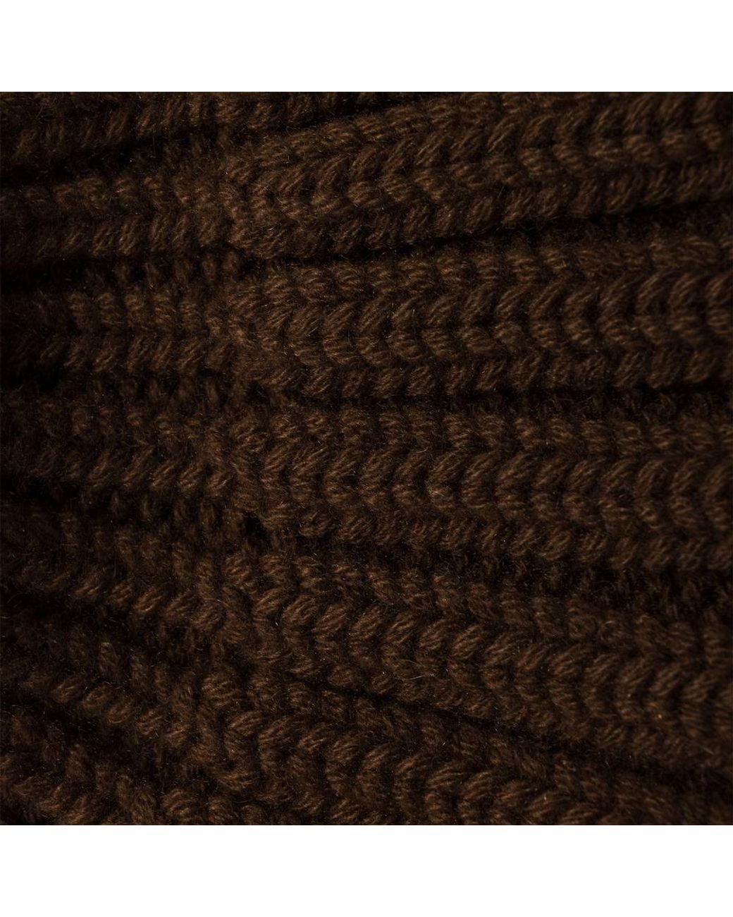 Miu Miu Brown Cashmere Beanie