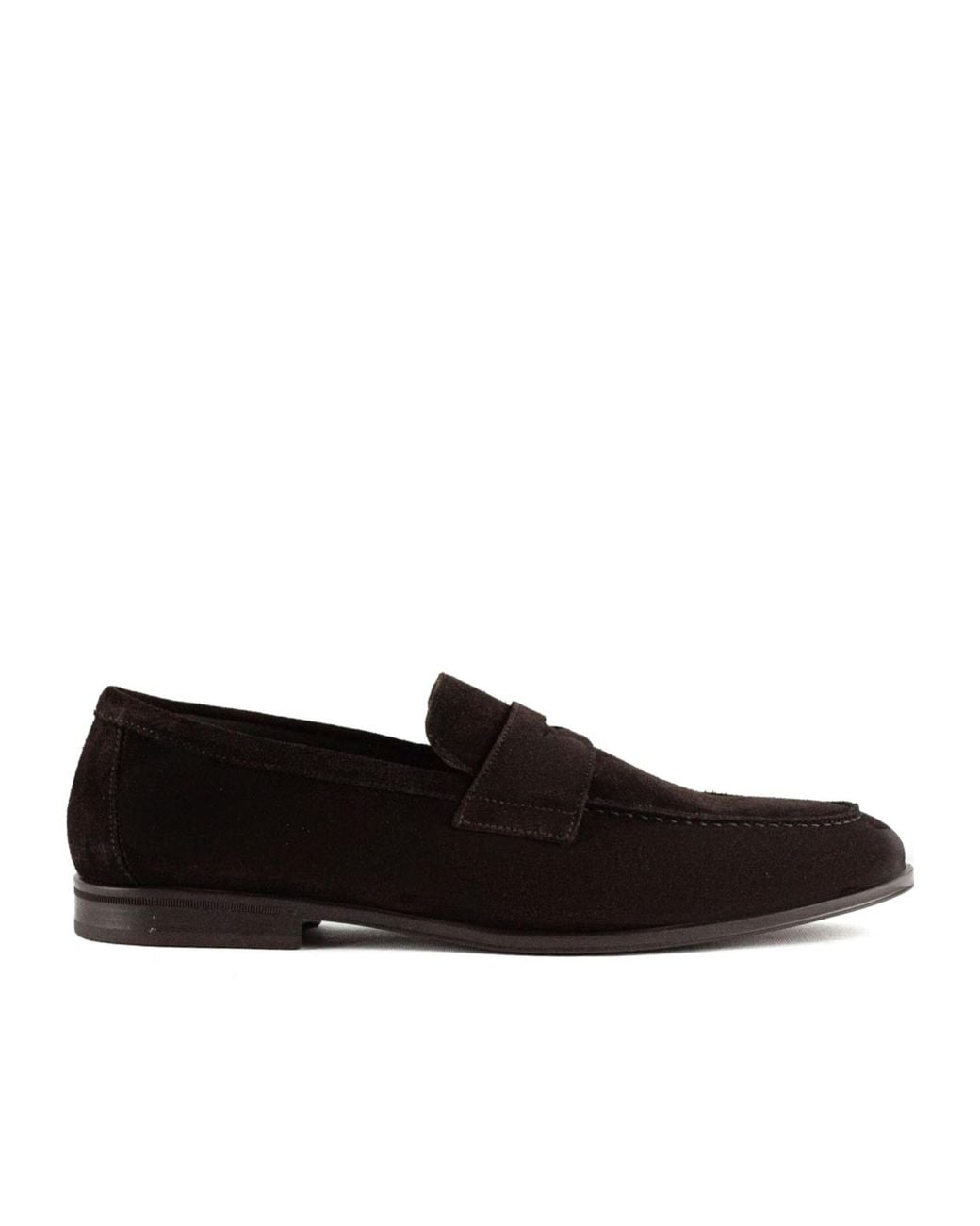 Doucal's Black Penny Adler Loafers for men