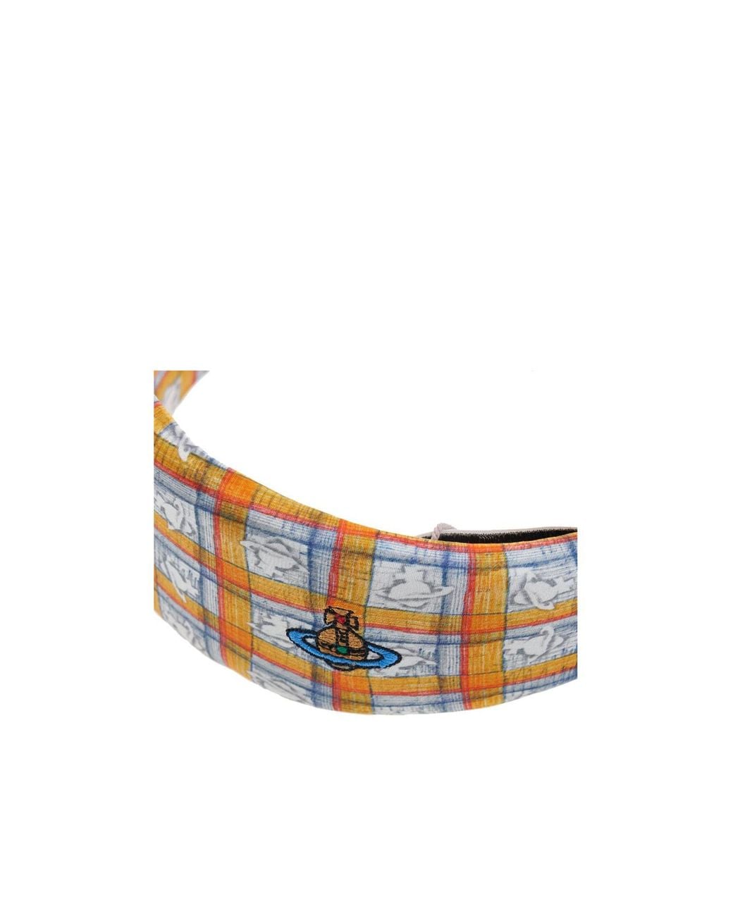 Vivienne Westwood Metallic Plaid Hair Accessories